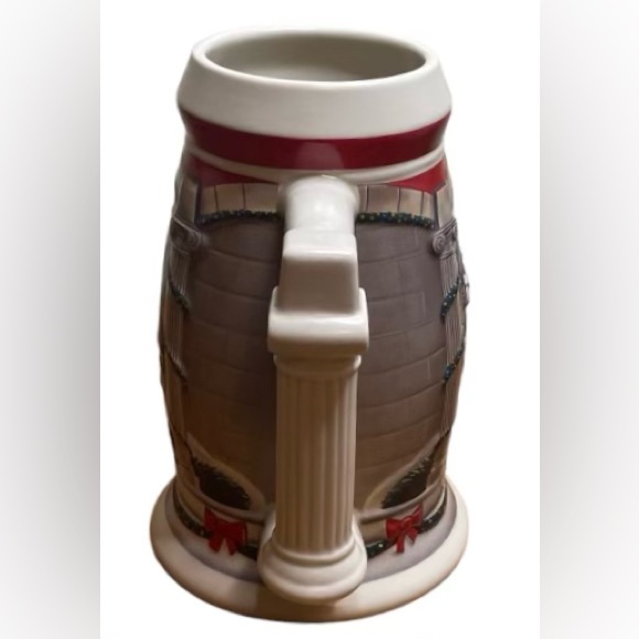 Holiday At The Capitol 2001 Budweiser Holiday Beer Stein Mug USA Christmas CS455 - Picture 4 of 7